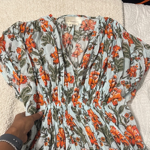 ANTHROPOLOGIE V-Neck Floral Kaftan
One size - Picture 4 of 8